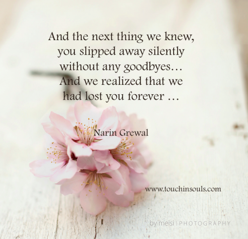 And the next thing we knew ... And the next thing we knew ...