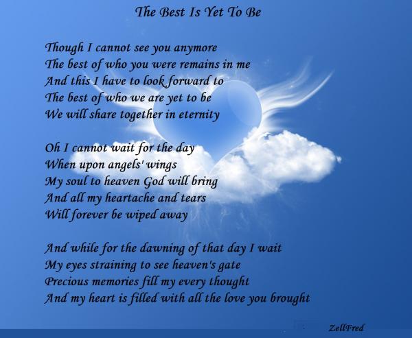 The Best Is Yet To Be The Best Is Yet To Be