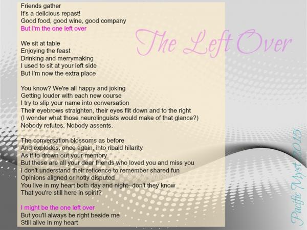 The Left Over by Pacific Myst The Left Over by Pacific Myst