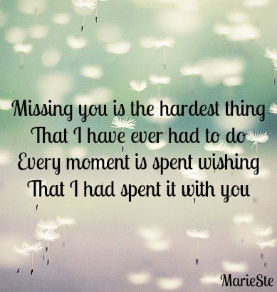 Missing You | The Grief Toolbox