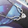 Angel Wings Heart Necklace