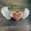 Winged Heart Cremation Urn